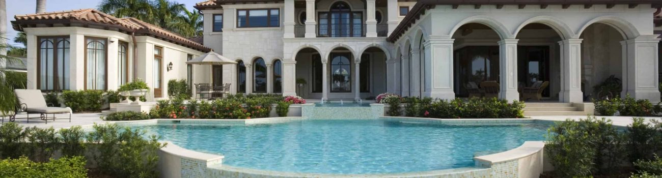 Beautiful Swimming Pool at an Estate Home Beautiful Swimming Pool at an Estate Home